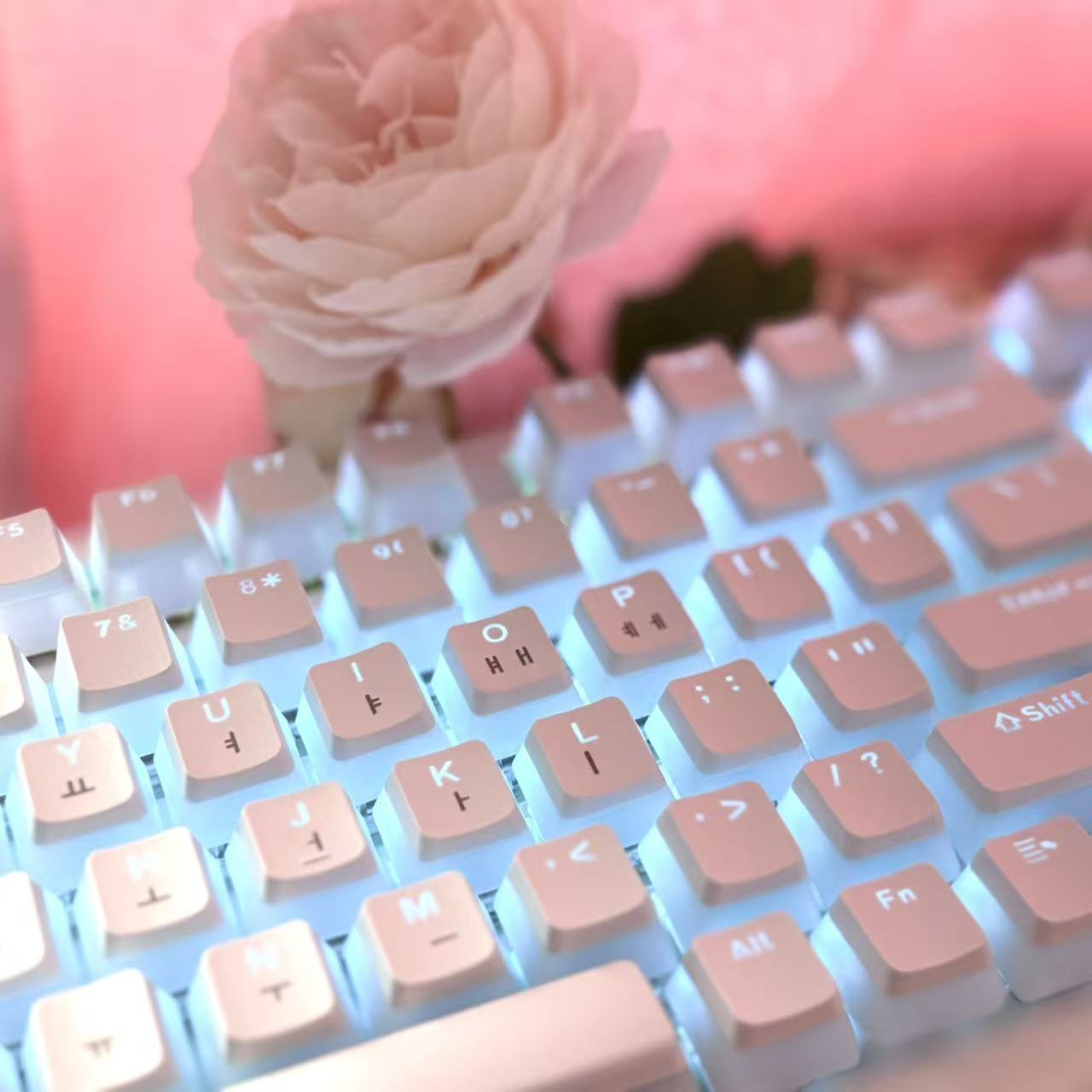 Hangul Keycap Korean Layout Ke - Gaming Accessories Aesthetic ulasan dan harga