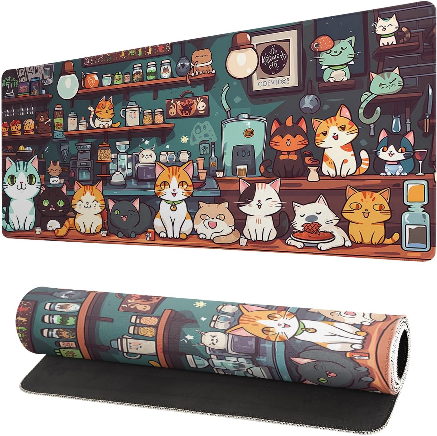 Large Gaming Mouse Pad Coffee  - Gaming Accessories Shop ulasan dan harga