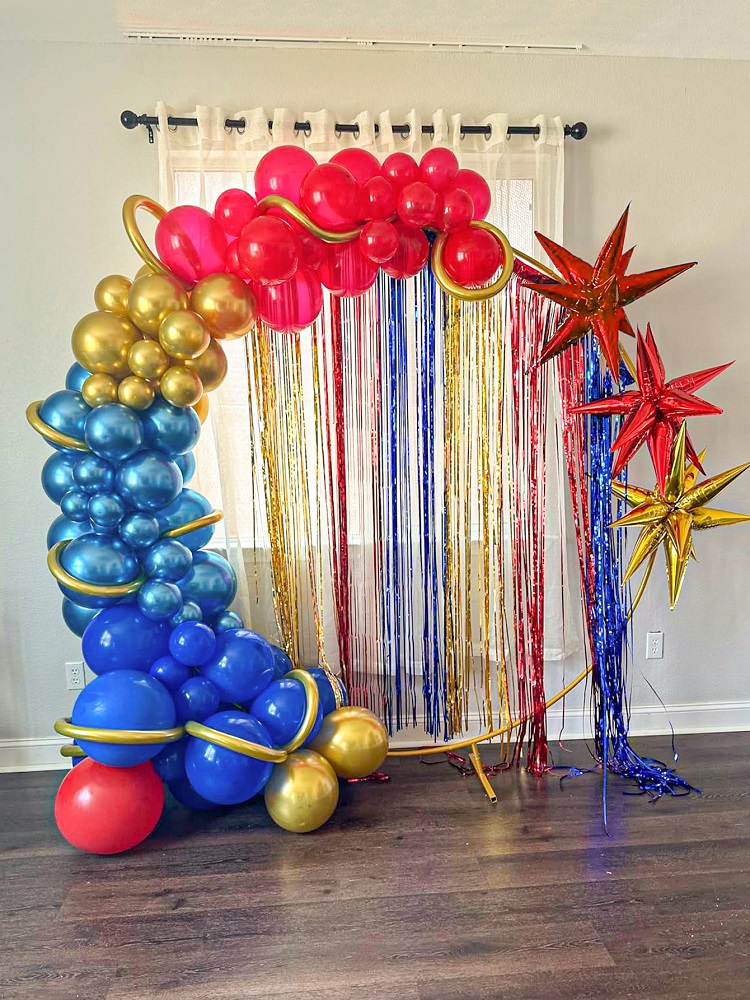 126pcs Kozee Red Blue Gold Bal - Gaming Accessories For Room ulasan dan harga