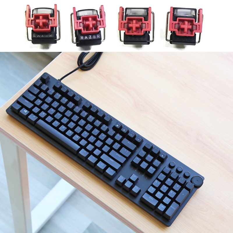 4Pcs V2 Slient Liner Red Optic - Gaming Accessories Aesthetic ulasan dan harga