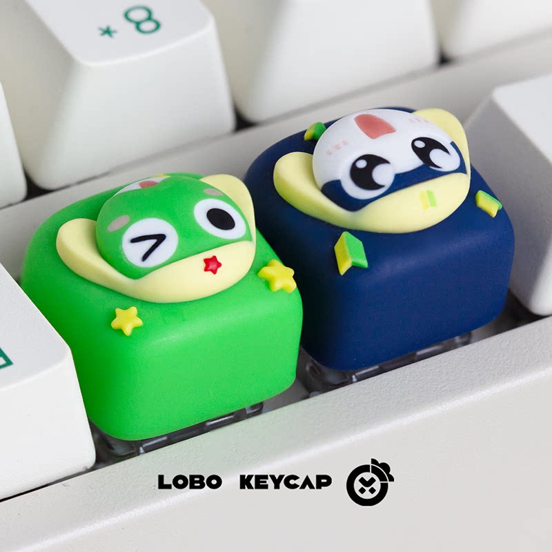 Keroro Themed Anime Keycaps Me - Gaming Accessories Aesthetic ulasan dan harga