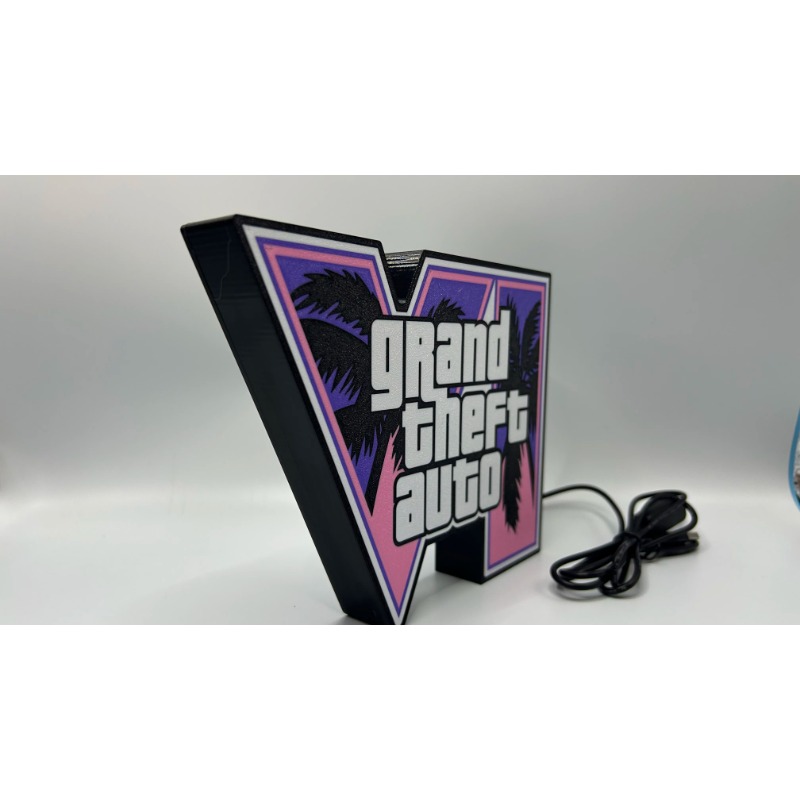 GTA 6 Grand Theft Auto VI LED  - Accessories For Your Gaming Room ulasan dan harga